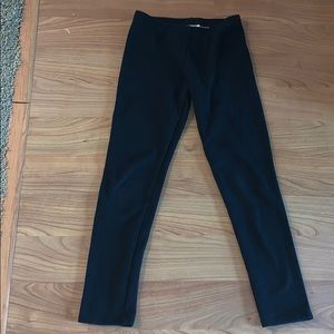 Black warm cat and jack jack leggings sz 10/12